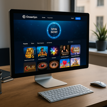 OceanSpin - Desktop Platform Interface - Gebruiksvriendelijk Design